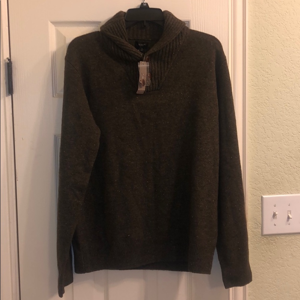 Men’s medium J. Crew Merino Wool sweater, NWT